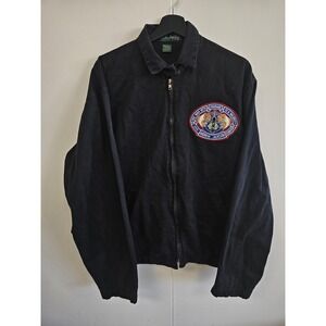 Vintage USS Andrew Jackson Jacket Mens Medium Embroidered Submarine 90s